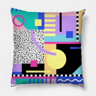 Memphis Pattern 12 / 80s Retro Pillow