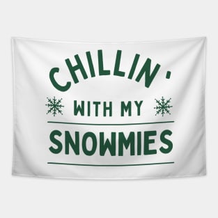 Chilling with Snowmies - Christmas Group Tapestry