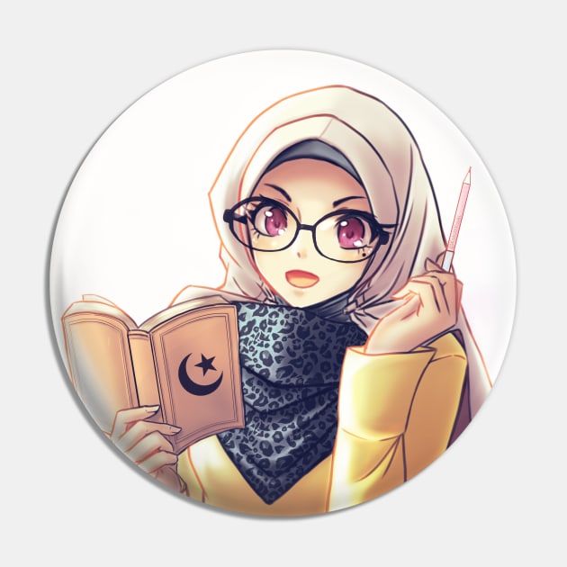 Muslim girl Pin by kotchiyuuki