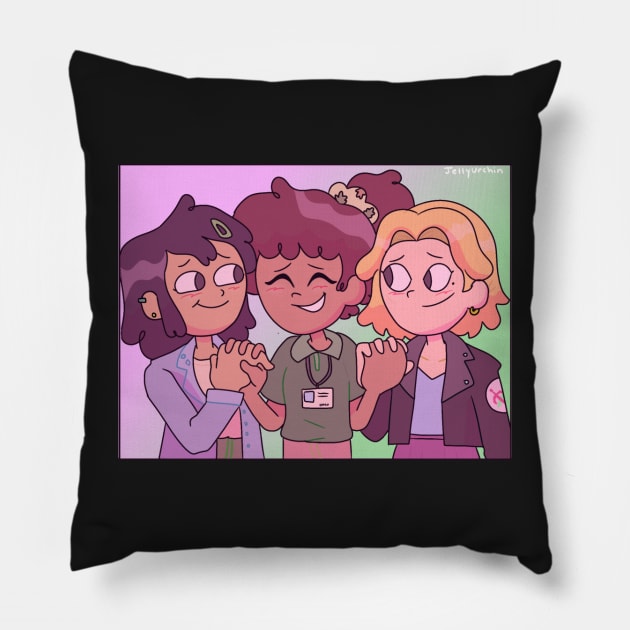 bffs Pillow by jellyurchin