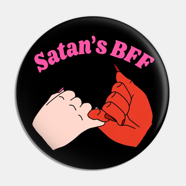 Satan's BFF Pin by ChillingEllie