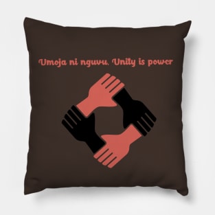 Umoja ni Nguvu, Unity is power Pillow