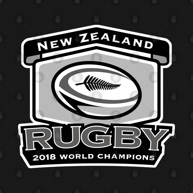 New Zealand Rugby 2018 World Champions by CR8ART
