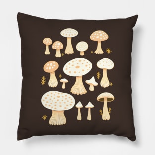 Mushroom Pattern Pillow