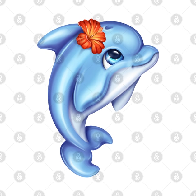 Cute dolphin by Veleri