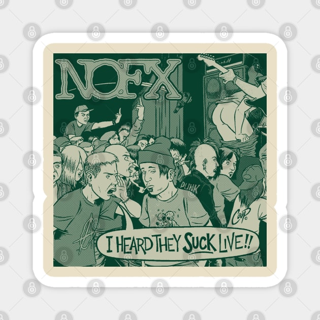 Nofx i heard they suck live Magnet by ZiziVintage