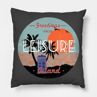 Who on Leisure Island Pillow