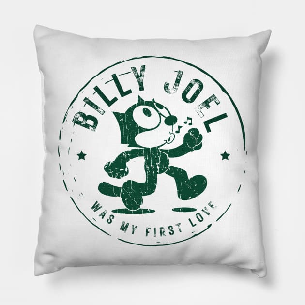 billy joel was my first love Pillow by reraohcrot