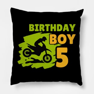 5th Birthday - 5th birthday T shirt for birthday boys Pillow