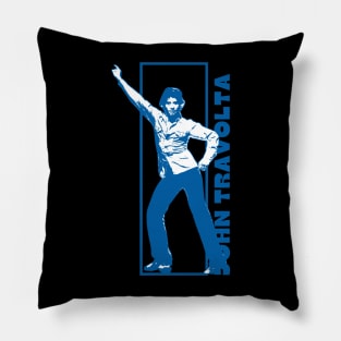 John travolta +++ vintage Pillow
