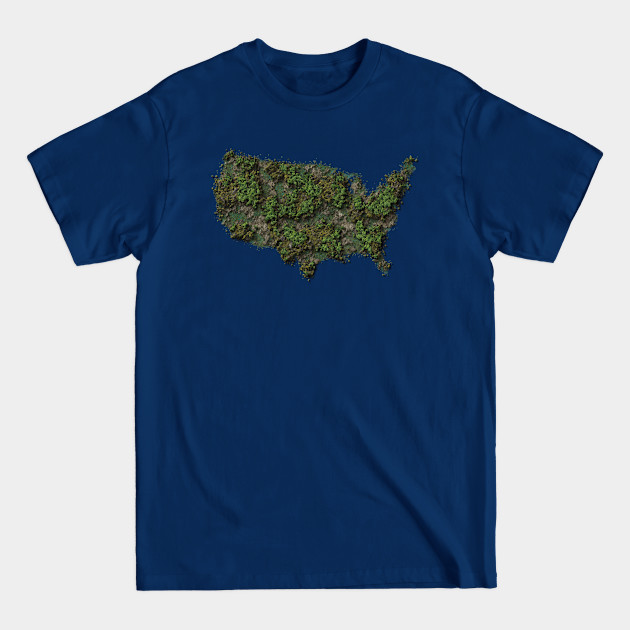 Disover Map of America - America - T-Shirt