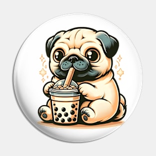 Kawai Cute Pug Pin