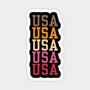 USA SPORT CUTE TRENDY STYLE U.S.A INDEPENDENCE DAY 4TH JULY Magnet