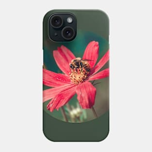 Bee Collecting Pollen Photograph Phone Case