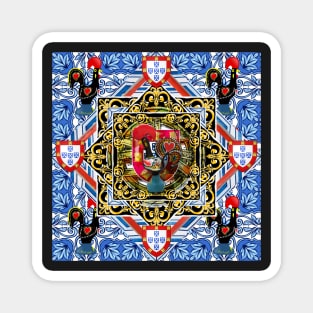 Portuguese folk art Magnet