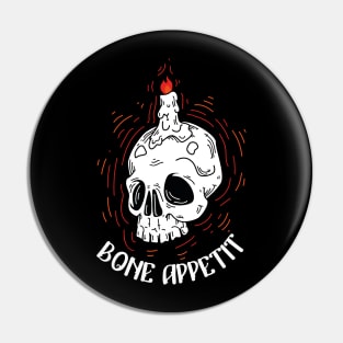 Halloween Costume Scary Skeleton Skull Face Horror Party Pin