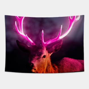 Deer Glow Tapestry