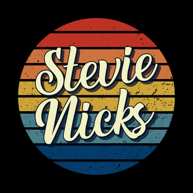 Stevie Nicks Vintage Retro Circle by DorothyMayerz Base