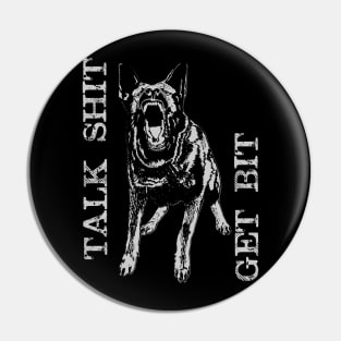 Get Bit - German Shepherd Dog - GSD Pin