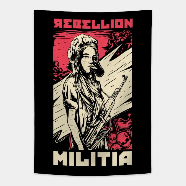 Rebellion Militia Tapestry by Dandy18