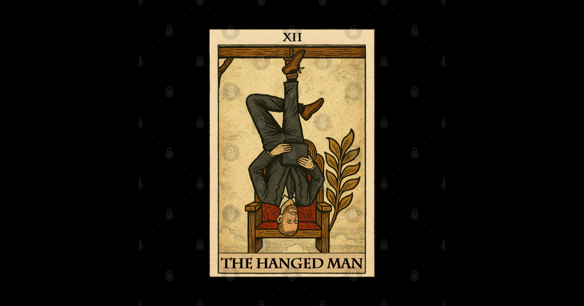 Taskmaster The Hanged Man Tarot Card - Taskmaster - Posters and Art ...