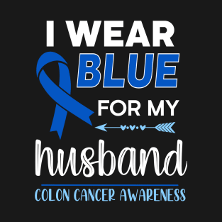 I Wear Blue For My Husband T-Shirt