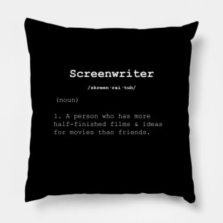 Screenwriter T-shirt Pillow