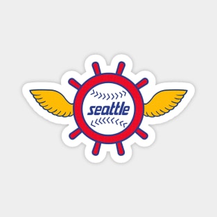 Defunct Seattle Pilots Baseball Magnet