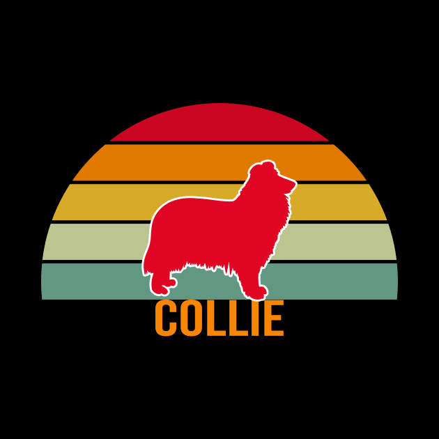 Collie Vintage Silhouette by khoula252018