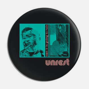 Unrest / 90s Style Original Graphic Fan Design Pin