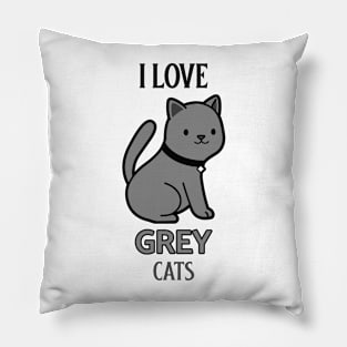 GREY CAT Pillow