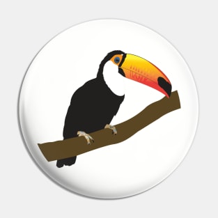 Toucan Bird On Branch Digital Art | Melanie Jensen Illustrations Pin