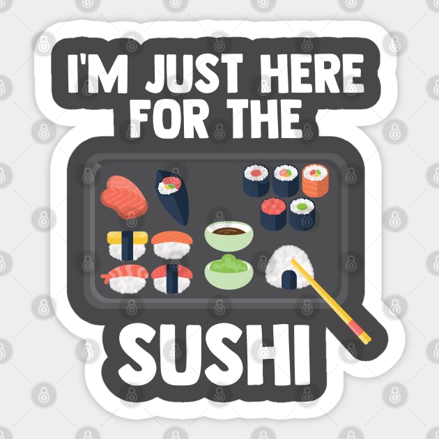 I Love Sushi Gifts For Sushi Lovers Sticker