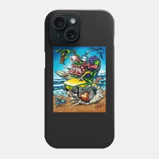 Surfite Summer by BigToe Phone Case