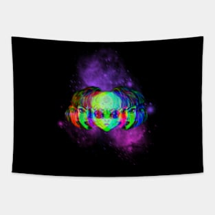 Alien Girls Art Tapestry