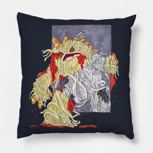 Spaghetti Yeti Pillow