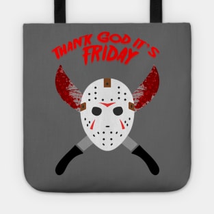 Jason VoOrhees Thank God Its Friday INK Tote