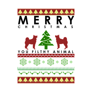 merry christmas you filthy animal T-Shirt