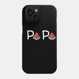 Papa tshirt funny fruit watermelon Phone Case