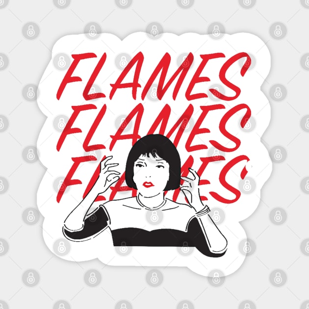 flames Magnet by kaefshop