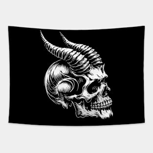 DEMON SKULL Tapestry