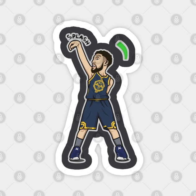 Klay Thompson Cartoon Style Magnet by ray1007