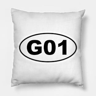 G01 Chassis Code Marathon Style Pillow