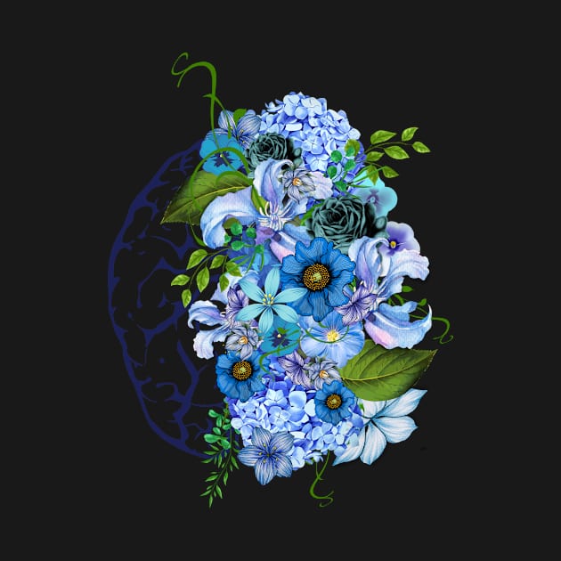 The Flowering Blue Mind by VineyardStudio