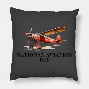 Aviation day celebration Pillow