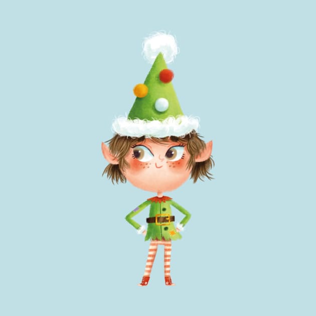 Happy Christmas Elf by Geeksarecool