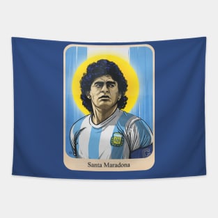 Santa Maradona Tapestry