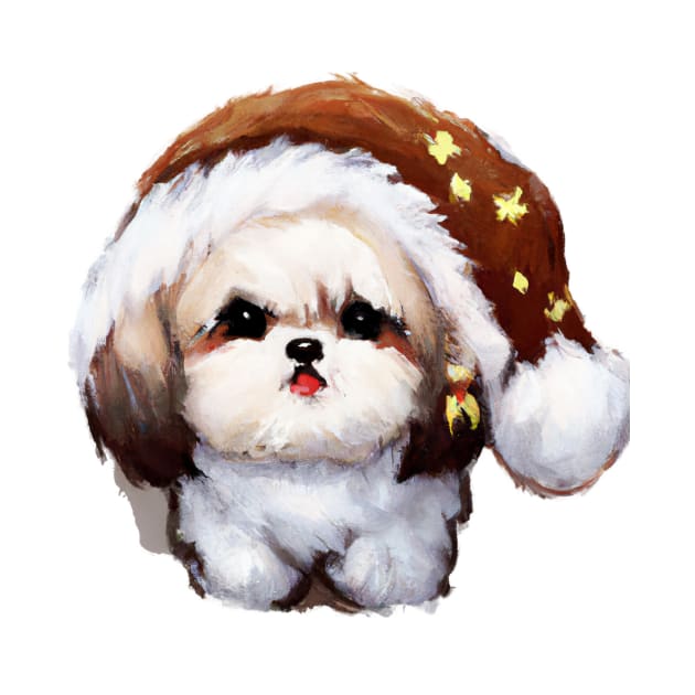 Cute Shih Tzu Drawing by Play Zoo