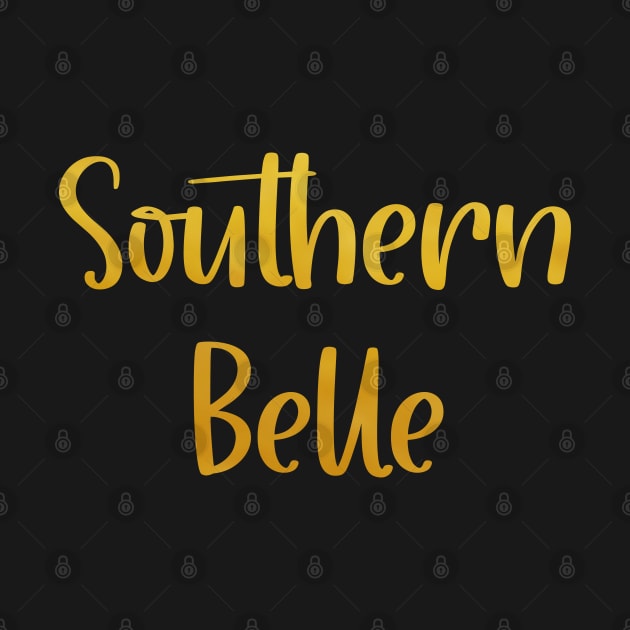 Southern Belle — Gold Lettering by IrieSouth