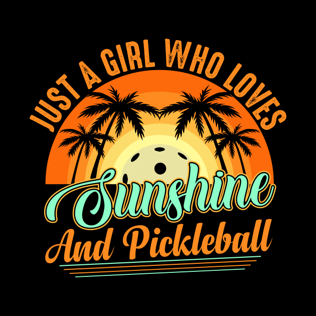 Pickleball women sunshine by Positively Petal Perfect 